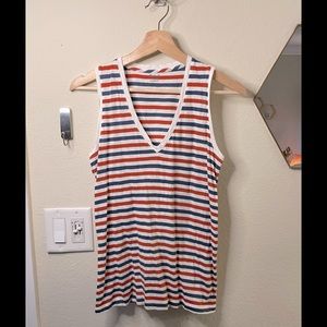 ✨ EUC Madewell Striped Paper Thin Tank ✨